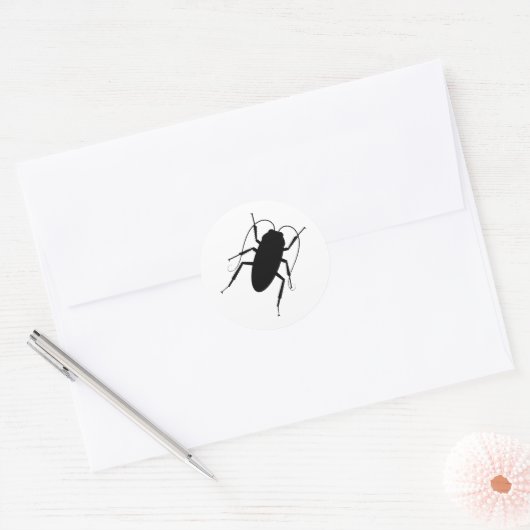 Cockroach Ronde Sticker (Envelop)