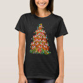 Cockroach   Xmas Lights Santa Cockroach Christmas  T-shirt (Voorkant)