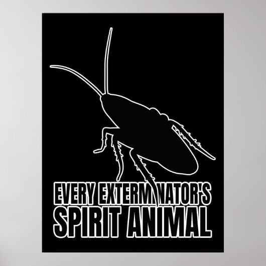 Cockroaches - Roach - Entomologie - Geek Poster (Voorkant)