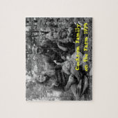 Cockrum Familie op het Boerderij 1975 Legpuzzel (Verticaal)