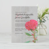  Cockscomb Wedding-uitvindingen Kaart (Staand voorkant)