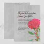  Cockscomb Wedding-uitvindingen Kaart (Voorkant / Achterkant)