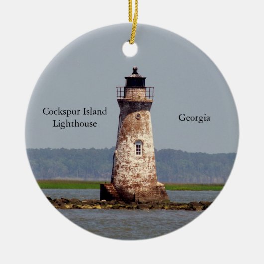 Cockspur Island Lighthouse ornament (Voorkant)