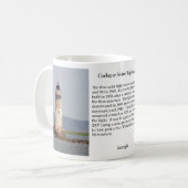 Cockspur Island Vuurtoren mok (Voorkant links)