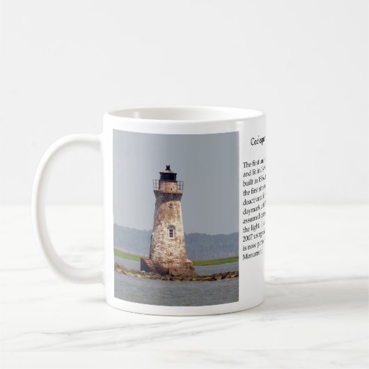 Cockspur Island Vuurtoren mok (Links)