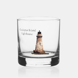 Cockspur Island vuurtoren rotsglas Whisky Glas