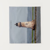 Cockspur Island Vuurtoren wandtapijt Wandkleed (Voorkant)