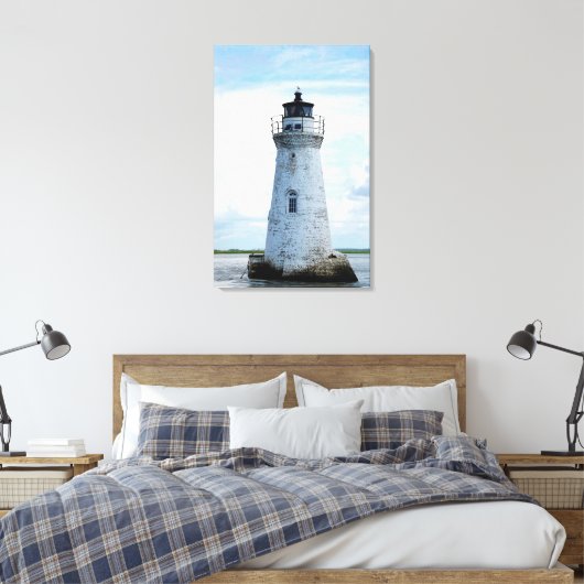 Cockspur Lichte achtergrond Canvas Afdruk (Insitu (Slaapkamer))