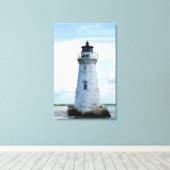 Cockspur Lichte achtergrond Canvas Afdruk (Insitu (Houten vloer))