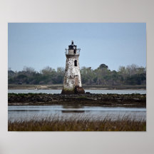 Cockspur Lighthouse Foto op een