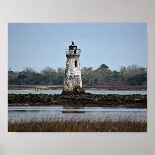 Cockspur Lighthouse Foto op een Poster