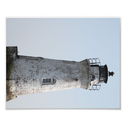 Cockspur Lighthouse, Savannah GA, foto, Foto Afdruk (Voorkant)
