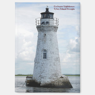 Cockspur Lighthouse Tybee Island, Georgia Magneet