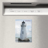 Cockspur Lighthouse Tybee Island, Georgia Magneet (Insitu (Vaatwasser))