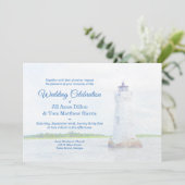 Cockspur Lighthouse Waterverf Weddenschap Kaart (Staand voorkant)