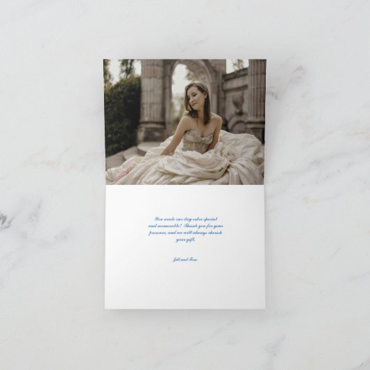 Cockspur Vuurtoren Waterverf Foto Bedankkaart (Binnen)