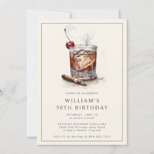 Cocktail 40ste verjaardag uitnodiging