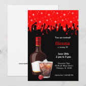 Cocktail * achtergrondkleur kiezen kaart (Voorkant / Achterkant)