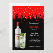 Cocktail * achtergrondkleur kiezen kaart (Voorkant / Achterkant)