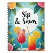 Cocktail and Drink Recipes Notitieboek (Voorkant)