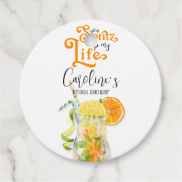 Cocktail Aperol Spritz Italiaans stijl Vrijgezelle Bedankjes Labels