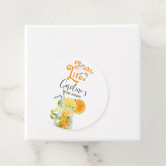 Cocktail Aperol Spritz Italiaans stijl Vrijgezelle Bedankjes Labels (In situ)