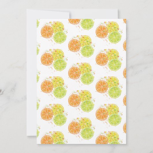 Cocktail Aperol Spritz Italiaans stijl Vrijgezelle Kaart (Achterkant)