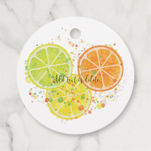 Cocktail Aperol Spritz Italiaanse stijl Bruidsborr Bedankjes Labels (Achterkant)