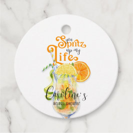 Cocktail Aperol Spritz Italiaanse stijl Bruidsborr Bedankjes Labels