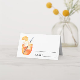 Cocktail Aperol Spritz - Wedding Place Cards Plaatskaartje