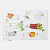 Cocktail Art Bar Handdoek (Horizontaal)