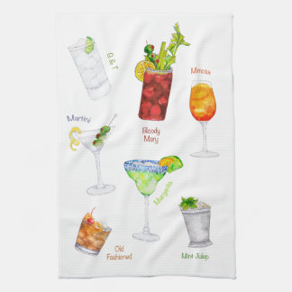 Cocktail Art Bar Handdoek