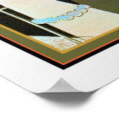 "Cocktail" Art Deco Afdrukken van M. Gerard 16x20 Poster (Hoek)