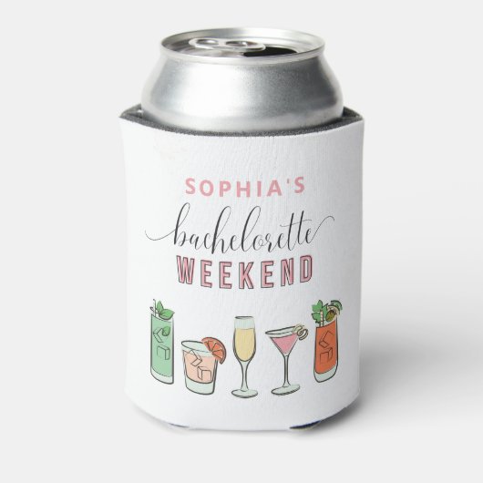 Cocktail Bachelorette Koelbox Blikjeskoeler (Blikje Achterkant)