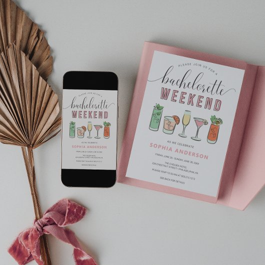  cocktail Bachelorette Party Itinerary Kaart