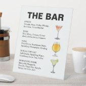 Cocktail Bar Menu voetstuk Reclamebord Met Voetstuk (Insitu)