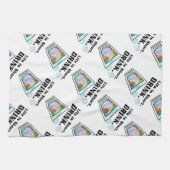 COCKTAIL BAR TOWELS, het leven is kort. DRINK. Theedoek (Horizontaal)