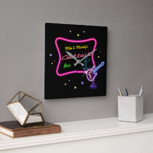 Cocktail-Bar wandklok