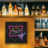 Cocktail-Bar wandklok