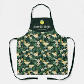 Cocktail bartender Professional | Groene bossen Schort (Voorkant)