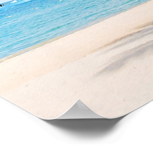 Cocktail Beach Poster (Hoek)