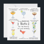 Cocktail Bestie Verjaardag Kaart<br><div class="desc">De Cocktail Bestie Birthday Kaart - Birthday Kaart For Best Friend is een unieke en leuke verjaardagskaart speciaal ontworpen voor je beste vriend. Deze kaart heeft een levendig en levendig design met een afbeelding van een heerlijke cocktail op een kleurrijke achtergrond. Wat het bijzonder maakt, is het woord "Bestie" dat...</div>