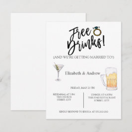 Cocktail, Bier, Gratis drankjes repetitiediner Kaart