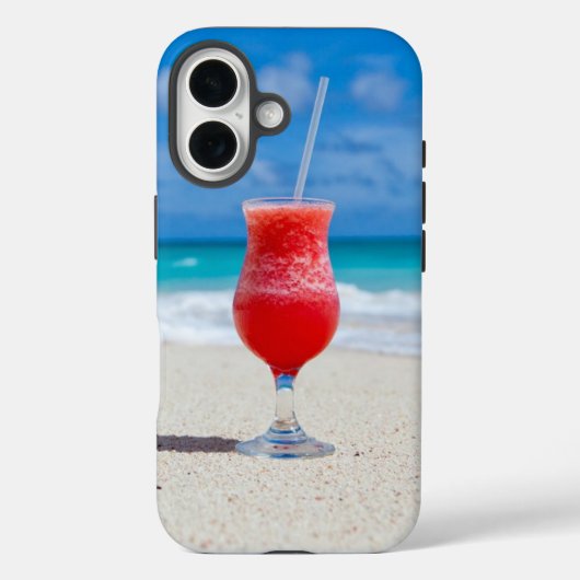 Cocktail bij het Zee Case-Mate iPhone Case (Achterkant)