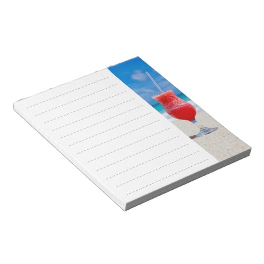 Cocktail bij het zee Lined for Notes Notitieblok (Schuin)