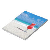 Cocktail bij het zee notitieblok (Linkerzijde)