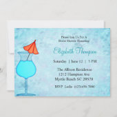 Cocktail Bridal Shower-uitnodiging Kaart (Voorkant)