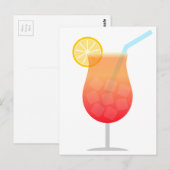 cocktail briefkaart (Voorkant / Achterkant)