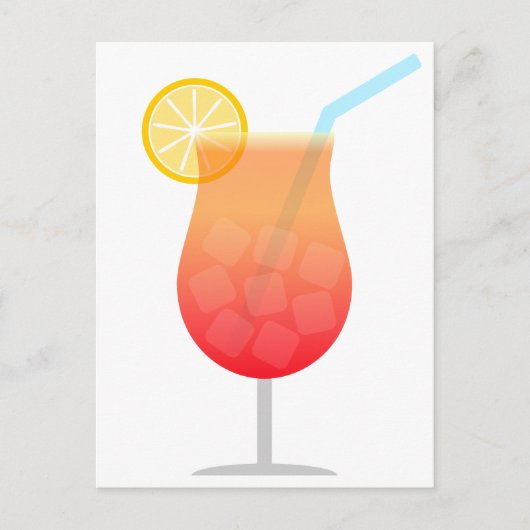 cocktail briefkaart (Voorkant)
