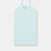 Cocktail Bruiloft met Blauwe Streep Cadeaulabel (Achterkant)